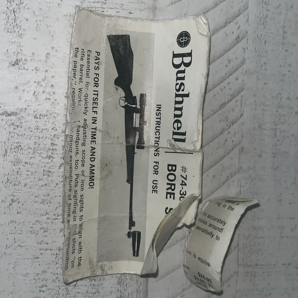 Vintage Bushnell Bore-Sighter Model NO.K 52041 With Case.